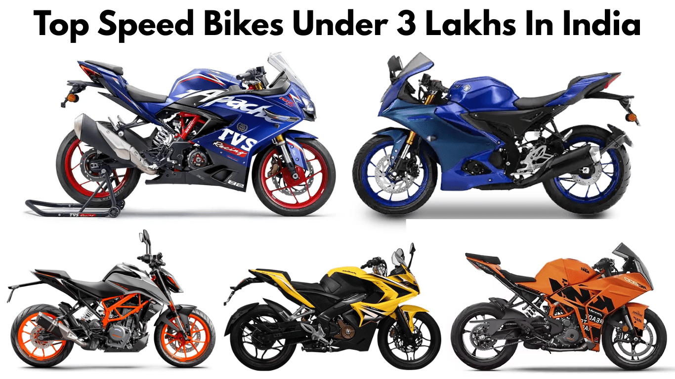 Top Speed ​​Bikes Under 3 Lakhs