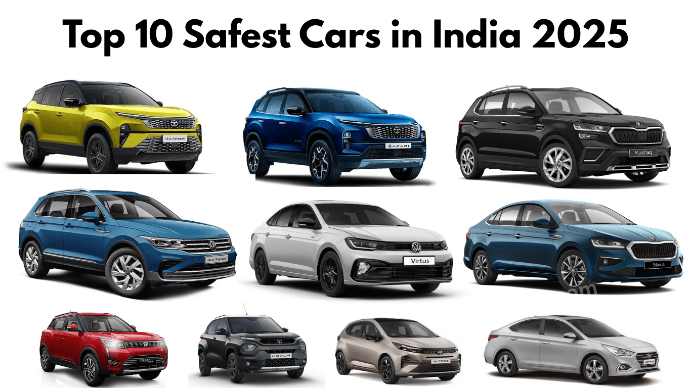 Top 10 Safest Cars in India 2025