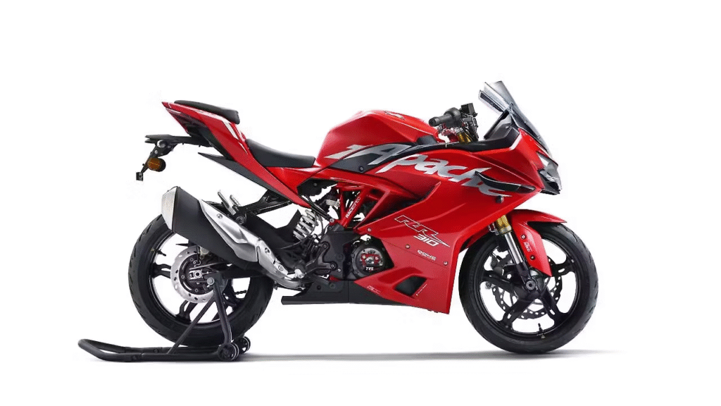 TVS Apache RR 310 - Top 5 Top Speed ​​Bikes Under 3 Lakhs