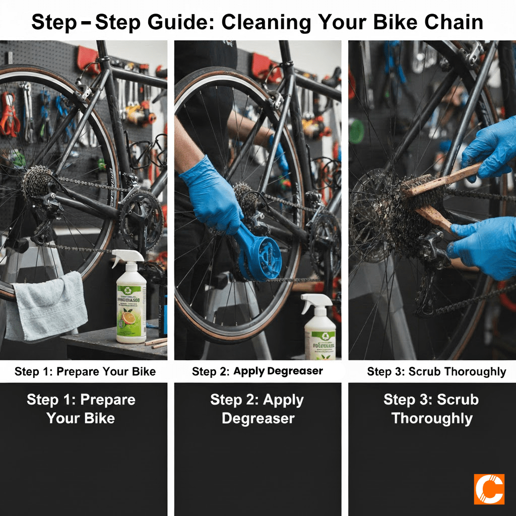 How to Clean and Lubricate a Bike Chain at Home