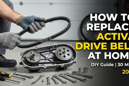 How to Replace the Drive Belt on a Honda Activa at Home
