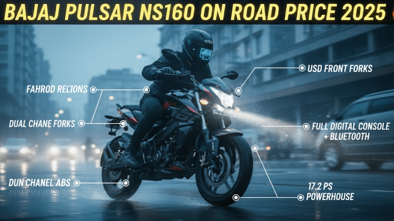 Bajaj Pulsar NS160 On Road Price