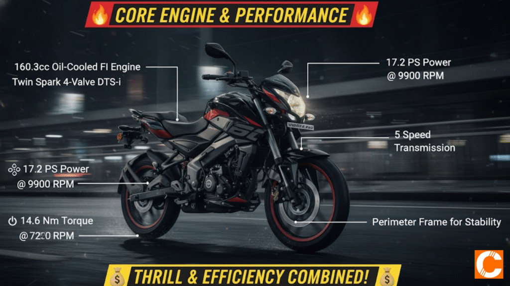 bajaj pulsar ns160 on road price