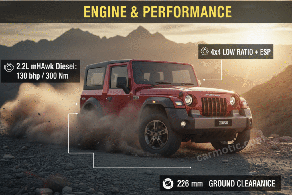 mahindra thar new model price